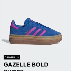 Adidas Gazelle Bold Women's Sneakers - Blue and Purple